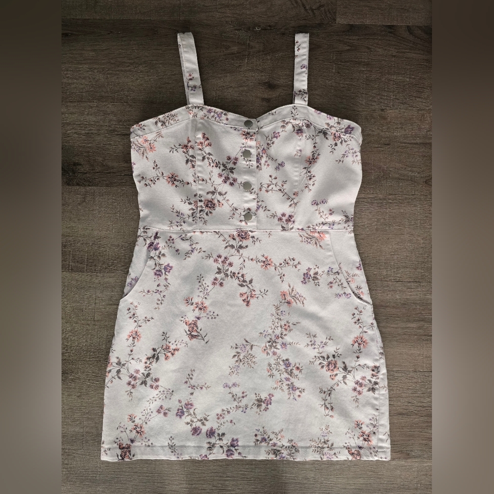 Floral White Spring Dress
